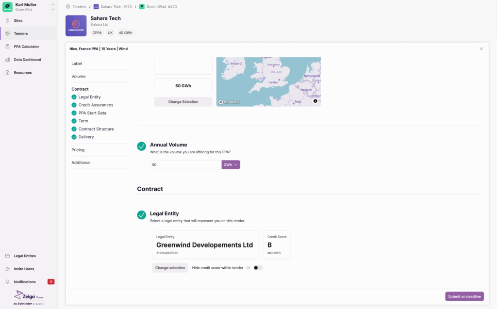 Zeigo Power Digital Tendering Software | Zeigo Sustainability Software | zeigo sustainability software
