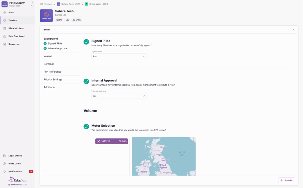 Zeigo Power Digital Tendering Software | Zeigo Sustainability Software | zeigo sustainability software